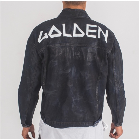 Golden Denim Other - Golden Denim Distressed Oversized Denim Jacket